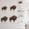 SIGNLEADER Metal Wall Art Decor Standing Bison Silhouette Minimalist Modern Abstract Wall Sculpture Hangings Home Decoration for Living Room, Bedroom, Bathroom, Kitchen, Outdoor - 36" Bronze view 4