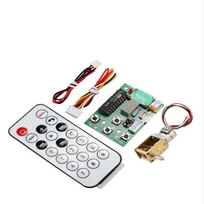 ADPVRLUQ Speed Ratio 42/118/236/306/603/1030 DC5V 18 Step Angle Micro Stepper Motor 10BY with Vertical Shaft Worm Gear Box (Size : Ratio 236, Color : Motor with Driver)