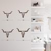 SIGNLEADER Metal Wall Art Decor Bull Head Minimalist Modern Abstract Wall Sculpture Hangings Home Decoration for Living Room, Bedroom, Bathroom, Kitchen, Outdoor - 24" Bronze view 4