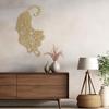 SIGNLEADER Metal Wall Art Decor Tiger Minimalist Modern Abstract Wall Sculpture Hangings Home Decoration for Living Room, Bedroom, Bathroom, Kitchen, Outdoor - 18" Gold view 3