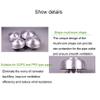 Chimney Cowl, 1Pcs 4-8 Inch Aluminum Mushroom Cowl, for Air Roof Vent Heat Recovery Ventilation System Windproof Rainproof (Size : 8 Inch) view 4