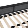 Adigyco Metal Full Size Loft Bed with Desk & Shelves/Sturdy Metal Bed Frame/Noise-Free Wood Slats/Comfortable Textilene Guardrail/Built-in Desk, 2-Tier Shelves & Grid Panel/ 2 Side Ladders,Black view 4