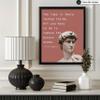 Poster Master The Idea Is There Poster - Michelangelo Print - Motivational Quotes Art - Encouragement Art - Gift for Men & Women - Inspiring Decor for Living Room or Office, 24x32 Unframed Wall Art view 3