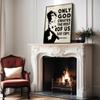 Poster Master Only God Creates Poster - Michelangelo Print - Motivational Art - Christian Quote Art - Gift for Men & Women - Religious Decor for Living Room, Office or Chapel, 24x32 Unframed Wall Art view 4