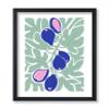 Poster Master Fig Fruit Poster - Retro Abstract Print - Botanical Art - Modern Design - Chic Boho Decor - Trendy Print - Groovy Fruit Design - Aesthetic Office or Kitchen Decor - 24x32 UNFRAMED view 1