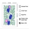 Poster Master Fig Fruit Poster - Retro Abstract Print - Botanical Art - Modern Design - Chic Boho Decor - Trendy Print - Groovy Fruit Design - Aesthetic Office or Kitchen Decor - 24x32 UNFRAMED view 2