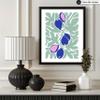 Poster Master Fig Fruit Poster - Retro Abstract Print - Botanical Art - Modern Design - Chic Boho Decor - Trendy Print - Groovy Fruit Design - Aesthetic Office or Kitchen Decor - 24x32 UNFRAMED view 3