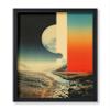 Poster Master Moon Print - Cosmic Space Poster - Surreal Galaxy Art - Trendy Gift for Men & Women - Modern Art - Avant Garde Wall Decor for Decor for Living Room or Dorm - 24x32 UNFRAMED Wall Art view 1