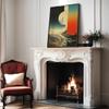 Poster Master Moon Print - Cosmic Space Poster - Surreal Galaxy Art - Trendy Gift for Men & Women - Modern Art - Avant Garde Wall Decor for Decor for Living Room or Dorm - 24x32 UNFRAMED Wall Art view 4