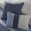 Gracie Mills Conley 7 Piece Suede Pieced Comforter Set view 3