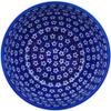 Polmedia Polish Pottery Bowl 6-inch - Azul Garden Pattern Handmade in Boleslawiec Poland by Ceramika Dalia + Certificate of Authenticity view 2