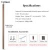 2ft/3ft/4ft/5ft/6ft/7ft/8ft Tall Wall Partition Room Divider Floor To Ceiling Wooden Slats, Wood Privacy Screens/ Room Separation Deviders Post Column for Bathroom Daycare Studio Apartment ( Color : W view 2