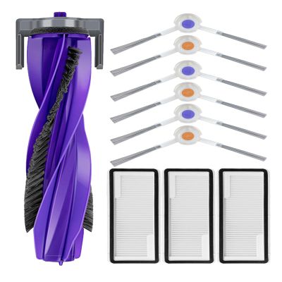 Replacement for Narwal Freo X Z Accessories: Replace Parts for Narwal Freo X Ultra/X Plus/Z Ultra Robot Vacuum 1 Main Brush 6 Side Brush 3 HEPA Filter (10 Pack)