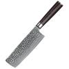 toothgeneric Meat Cleaver,Cleaver Knife 7 Inch Nakiri Knife 10Cr15MoV Damascus Steel Blade Chefs Cleaver Slicing Handmade Forged Sharp Professional Kitchen Knife Cooking Tools, LAMAJIGA5844 view 1