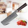 toothgeneric Meat Cleaver,Cleaver Knife 7 Inch Nakiri Knife 10Cr15MoV Damascus Steel Blade Chefs Cleaver Slicing Handmade Forged Sharp Professional Kitchen Knife Cooking Tools, LAMAJIGA5844 view 3