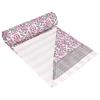 MAVISS HOMES Indian Block Print Kantha Quilt - Queen & King Size, Pink Block, 90 X 108 view 4