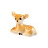 EDCWDTYYEC Chopstick Holder 4 Pieces of Ceramic Cartoon Sika Deer Chopstick Rest Household Chopsticks Pillow Pen Shelf Racks (Color : Brown) view 1