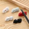 EDCWDTYYEC Chopstick Holder 6 Pieces of Home Kitchen Dining Bunny Chopstick Rest Cutlery Chopstick Tray Racks (Color : D) view 3