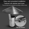 ZYZSY Chimney caps for Outside, Cone Top Round Chimney Cover, with Adjustable Metal Strips, Roof Vent Cap for Kitchen, Canteen Ventilation, Chimney Flue Cowl (Size : 130mm/5in) view 4