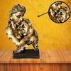 Love Couple Men Resting Face Adventure Showpiece Statue Sculpture Figure for Home Decor Valentine Day Gift view 4