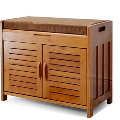 Shoe Bench for Living Room, Entryway Bench, Storage Benches Shoe Rack Bench Seat Boot Bench Chinese Style Vintage Entrance Shoe Rack Corridor Large Capacity Storage Box ( Size : 60*32.5*49 cm )