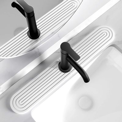 Faucet Mat for Kitchen Sink, Absorbent Stone Drying Mat, 23.6" x 3.9"
