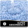 OLANLY Bathroom Rugs Sets 3 Piece, Soft Absorbent Microfiber Bath Mats and U-Shaped Contour Toilet Rug, Home Decor Accessories, Non-Slip, Bath Mat Set for Bathroom (47"x20"+24"x16"+24"x20", Blue) view 4
