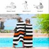 Prime Leader Beach Towel 35x70 Oversized, Thin Orange Line Flag Search Rescue Officer Lightweight Microfiber Beach Towels, Absorbent Sand Free Beach Essentials for Beach Pool Travel Camping view 4