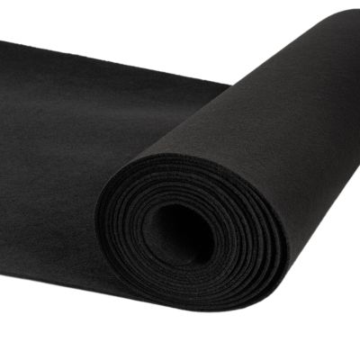 Black Carpet Runner for Party 2mm Thick Wedding Aisle Runners 10m 20m Event Walkway Carpet Roll for Christmas Party Indoor Outdoor Weddings Decorations (Size : 1x15m)