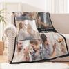 Dmkjdzsw Personalised BlanketCustom Blanket Soft Cosy Custom Blanket for Adults KidsPersonalised Gifts for Mum, Dad, Boyfriend-E-180 * 230CM view 3