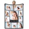 Dmkjdzsw Personalised BlanketCustom Blanket Soft Cosy Custom Blanket for Adults KidsPersonalised Gifts for Mum, Dad, Boyfriend-J-80 * 120CM view 1