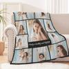 Dmkjdzsw Personalised BlanketCustom Blanket Soft Cosy Custom Blanket for Adults KidsPersonalised Gifts for Mum, Dad, Boyfriend-J-80 * 120CM view 3