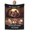 Dmkjdzsw Personalised BlanketCustom Blanket Soft Cosy Custom Blanket for Adults KidsPersonalised Gifts for Mum, Dad, Boyfriend-D-150 * 200CM view 1