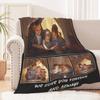 Dmkjdzsw Personalised BlanketCustom Blanket Soft Cosy Custom Blanket for Adults KidsPersonalised Gifts for Mum, Dad, Boyfriend-D-150 * 200CM view 3