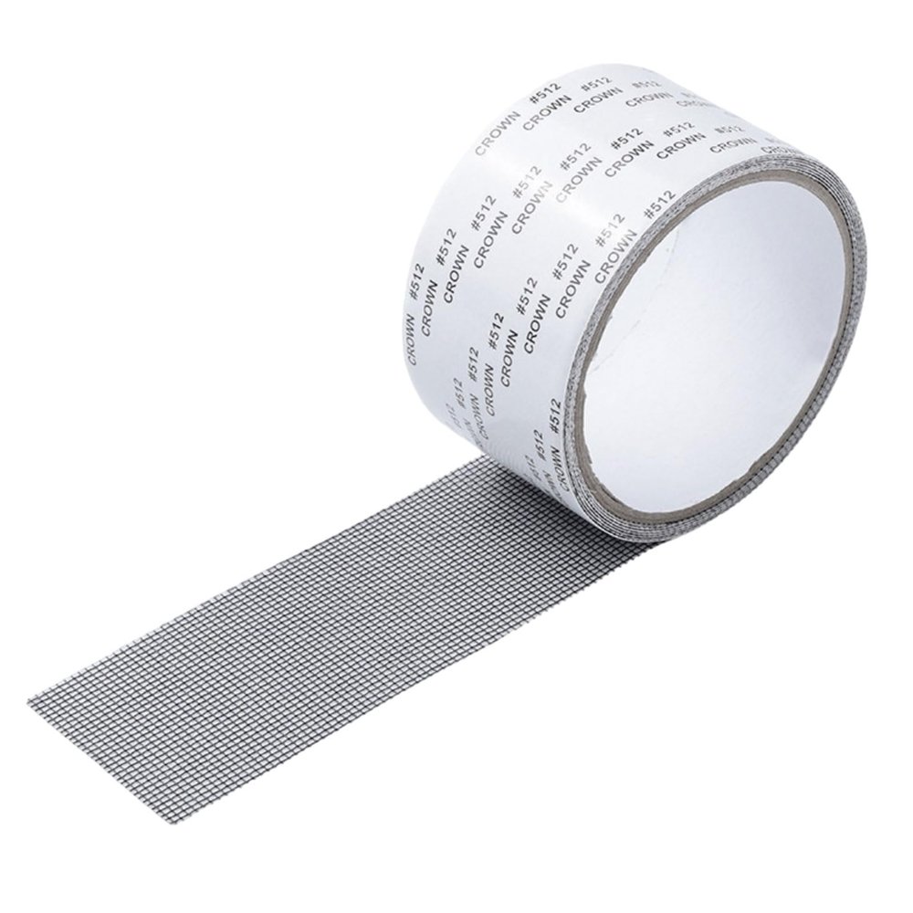 Self Adhesive Net Mesh Repair Tape Window Screen Repair Patches Replacement Repair For Window Door Tear Hole Anti Window Screen Repair Mesh Roll