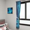 Aurora Blackout Curtains for Girls Boy Home Decor, Northern Alaska Blue Natural Northern Lights Grommet Thermal Insulated Drapes Darkening Window Curtain for Bedroom Living Room, 63 x 63 Inch view 4