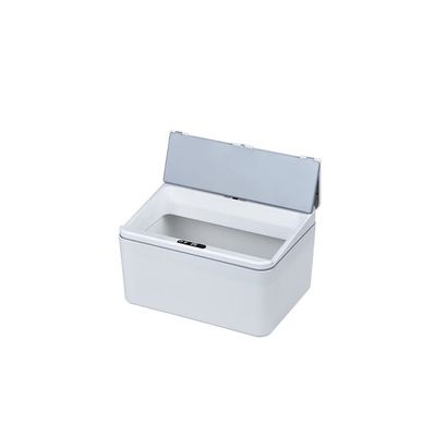 LEIXIUSM Hallway Trash Can Smart Induction Electric Desktop Trash Can Wall-Mounted Kitchen Wall-Mounted Storage Box Desk Office Tissue Box Mask Box Corner Trash Can (Color : B, Size : Medium)