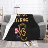 I Am Deaf Hearing Impaired Funny Throw Blanket Flannel Blankets Soft Cozy Lightweight Blanket for Sofa Bed 80"x60" view 2