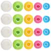 130Pcs Reusable Elastic Food Bowl Storage Covers, Sublaga Bowl Covers, Variety of 5 Translucent Stretchable Sizes and Colorful Dish Plate Covers, Alternative to foil, Plastic Wrap, BPA Free view 1