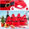 Jesscasday Christmas Decorations Candy Bag Wine Bottle Holder Santa Pants Lovely Treat Bags Christmas Candy Bag view 2