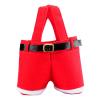 Jesscasday Christmas Decorations Candy Bag Wine Bottle Holder Santa Pants Lovely Treat Bags Christmas Candy Bag view 4