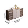 4 Tier Wooden Shoe Cabinet, Narrow Shoe Cabinet with Removable/Adjustable Shelves, Freestanding Shoe Cabinet with Acrylic Doors for Entryways and Corridors view 3