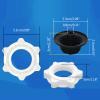 LOXGO Useful Replacement Nut Assortment Fan Nut Set Fan Fixing Nut Fan Nut Package Material For Household Fan Fixes Replacement Nut, Black view 3