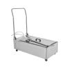Treliamd Mobile Fryer Filter, 55L Oil Filtration System with 10L/min Flow Rate, 370W Frying Oil Filtering System with Wheels, 110V/60Hz view 1