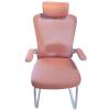 ZPRYZHD Home Office Chairs, Mid-Back Mesh Conference Chairs, Staff Office Chairs with Waist Computer Chairs, Modern Chairs, Office Chairs with Comfortable Soft Tables and Chairs(Pink+headrest) view 1