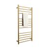 BRFCUOEW Towel Warmer, Wall Mounted Electric Heated Towel Rack 304 Stainless Steel 162W Towel Warmer Rack 14 Bars Heated Towel Rack for Bathroom (Gold Plug in) view 1