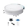 3 In-1 Automatic Water Tank Sweeping Robot Clean Household Machine Intelligent-Technology Suck Drag Vacuum Cleaner Household Cleaning Appliance Lightweight Car Vacuum Small Desk Dust Collector, White view 1