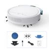 3 In-1 Automatic Water Tank Sweeping Robot Clean Household Machine Intelligent-Technology Suck Drag Vacuum Cleaner Household Cleaning Appliance Lightweight Car Vacuum Small Desk Dust Collector, White view 4