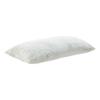 Pemberly Row Rayon and Polyester Fabric King Size Pillow in White view 1
