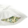 Pemberly Row Rayon and Polyester Fabric King Size Pillow in White view 4